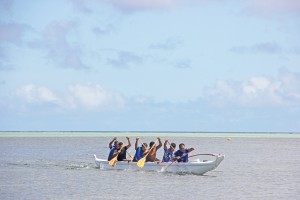 CNMI Men’s Paddling Team coach Dino Manning said CNMI paddlers need to practice with the same members for a certain period of time in order to improve its chances in off-island competitions. (Jon Perez)
