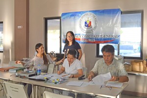 The Philippine Consulate in Guam started their fourth consular mobile mission in the CNMI this year. They will stay on Saipan until Friday and move on to Tinian for the weekend. (Frauleine S. Villanueva)