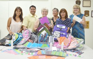 Soroptimist International-Northern Mariana Islands through the Soroptimist International Marianas donated school supplies to Karidat’s Guma Esperansa. Another group, Soroptimist International Guam also donated a $500 check to SI-NMI. (Frauleine S. Villanueva)
