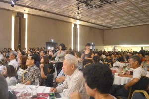 The Korean Association of Saipan gathered Sunday night for a festive dinner and party in celebration of their thanksgiving festival, Chuseok, at Saipan World Resort. (Frauleine S. Villanueva)