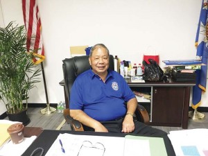 Saipan Mayor David M. Apatang. (Mark Rabago)