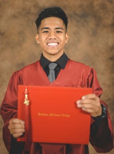 Andrew Kim C. Villanueva, who graduated from the Northern Marianas College last May 2016, took the challenging National Council Licensure Examination for Registered Nurses in November 2016 and passed it. (Contributed Photo)