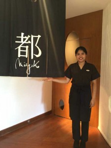 Karen Buniag is a wait staff member at Miyako, Hyatt Regency Saipan’s Japanese restaurant. (Contributed Photo)