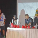 Pacific Islands Club hosted a fun contest during halftime break in the New England Patriots-Atlanta Falcons game in the Super Bowl LI. (Roselyn B. Monroyo)