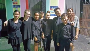 The six middle school students representing the CNMI at the Junior Thespian Festival are, from left to righ, Amy Solomon (monologue), Frances Pliscou (duet musical), Juliet Inocencio (duet acting), Amber Liwag (duet musical), Bonnie Gio Sagana (solo musical), and Jonathan Wolf (duet acting). (Ontr)