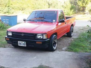 June Alipio’s red 1989 Toyota Hilux with license plate ABK-269 seen here in a file photo. (Contributed Photo)