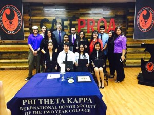 The Phi Thera Kappa International Honor Society recently inducted seven new members at Northern Marianas College. (Contributed Photo)