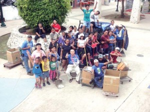 The monthly cleanup, spearheaded by PDM Promoters Inc., was participated in by 30 Kinpachi Restaurant staff and Saipan Awaodori Team members (Contributed Photo)