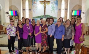 The CNMI Women’s Association and the Office of Special Assistant for Women’s Affairs hold a Day of Prayer at the Kristo Rai Church this past Sunday. (Contributed Photo)