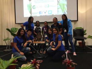 MHS Dolphinatic Architects won the People’s Choice Award during the 2017 UOG Sustainability Conference and Green Dream School Competition. (Contributed Photo)
