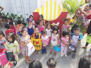 The toddlers that participated in the McDonald’s Easter Egg Hunt last Black Saturday had a blast as they received various freebies courtesy of McDonald’s Saipan.(Erwin Encinares)