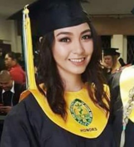 Ageline Sahagun at her graduation from the University of Guam last Sunday. "The year 2016 was hard on me. From dealing with my mother's illness and doubting that I'd succeed in my dreams. But time and again, God proves He has better plans." (Contributed Photo)