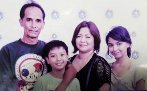The Sahagun family taken when Ageline was a sophomore at the University of Guam. From left, Ruben Sagahun, Austin Sagahun, Yolly Sagahun, and Ageline Sahagun. (Contributed Photo)