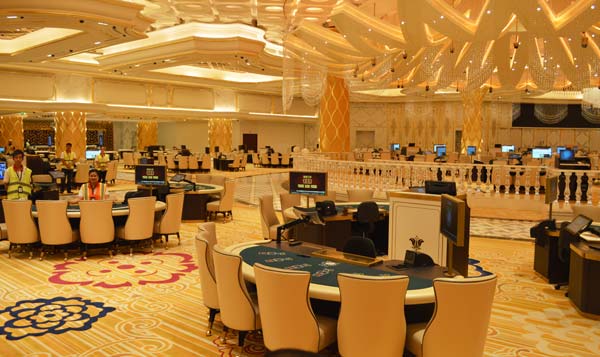 The casino floor of the Imperial Pacific Resort. (Erwin Encinares)