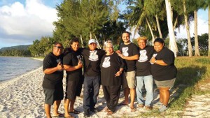 The officers and members of the Music of the Marianas Association, from left, Alfred Saures, Gus Litulumar, J.J. Concepcion, Maggie Naputi, Leo Pangelinan, Joe Limes, and Valerie Naputi. Photo sent by JJ Concepcion.
