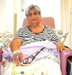Cancer patient Louise Concepcion is hoping the 340B Drug Pricing Program would finally be implemented in the CNMI. (Jon Perez)