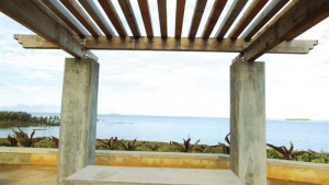 A view of the ocean from the Gov. Eloy S. Inos Peace Park in Puerto Rico, Saipan, where a 26-year-old man went missing after fishing west of the park early Saturday morning. He was later found dead. (Ferdie de la Torre)