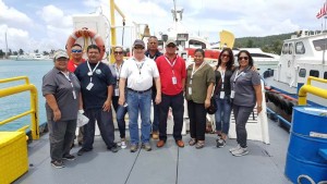 Front, from left, Rose Igitol, Employer Support of the Guard and Reserve Guam-CNMI volunteer; Jose Kaipat, Division of Environmental and Coastal Quality; William Gilmore, Commonwealth Utilities Corp.; Oscar Torres, Military and Veterans Affairs Office; Public Lands Secretary Marianne Teregeyo; Elaine Apatang-Butts, guest; and Joann Aquino, ESGR Guam-CNMI volunteer. Back, from left, Juan Diego Tenorio, American Red Cross - CNMI Chapter; Valentina Haberman, Hyatt Regency Saipan; and Aniceto Ogumoro, Department of Public Safety. (Contributed Photo)