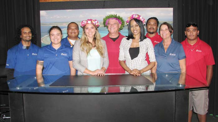KSPN joins TASI Watch community rangers and MINA executive director Roberta Guerrero as a title sponsor for MINA's Green Gala. (Contributed Photo)