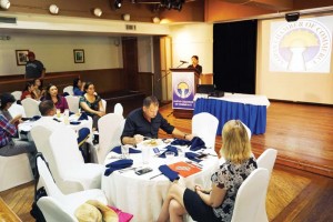 “We must provide concrete data to support our recruitment efforts and to show the workforce challenges we have encountered to keep our businesses operational,” said Chamber president Velma Palacios at the Saipan Chamber of Commerce monthly meeting held yesterday at PIC. (Bea Cabrera)