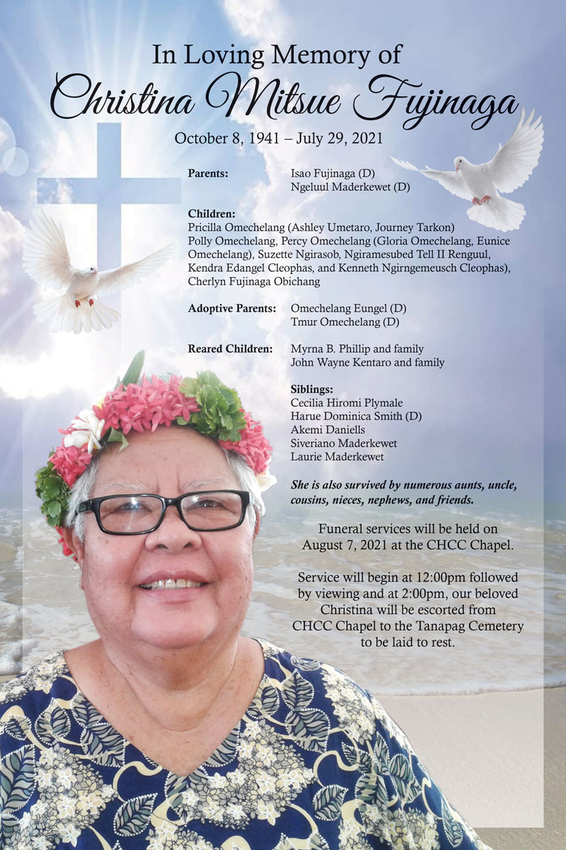 Christina Mitsue Fujinaga Obituary