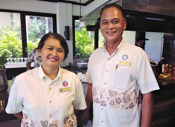 The Food & Beverage team of Aqua Resort Club