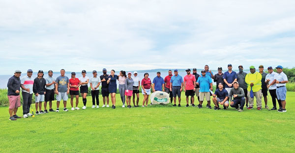 Participants of the second tryout for the CNMI National Golf Team