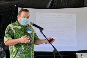 Project manager Scott Moncrief Talafofo Hospital dump site