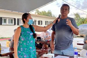 Community member Fred Camacho Talafofo hospital dump site