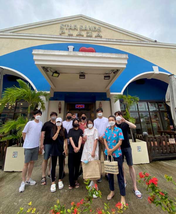 Travel agents from South Korea tour I Love Saipan on Saipan in July 2021