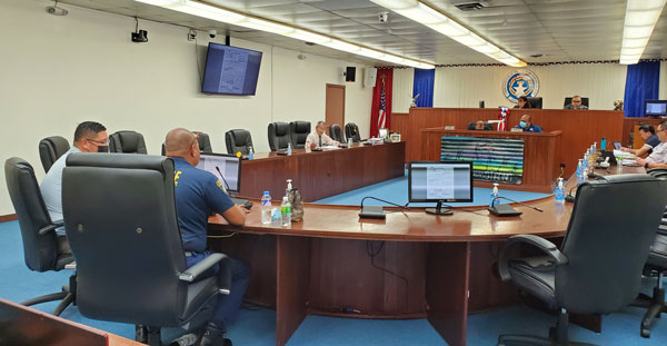 Kevin Aldan testifies before the House of Representatives Judiciary and Governmental Operations Committee