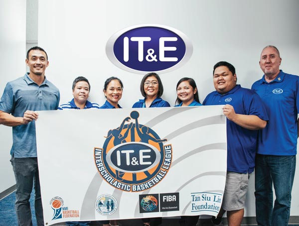 IT&E office in Susupe to formalize IT&E’s title sponsorship of the interscholastic basketball league 2021-2022 season