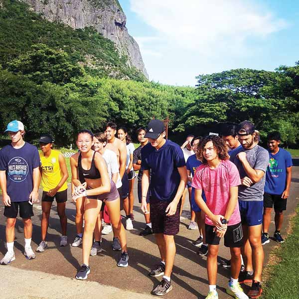 Saipan International School track and field team