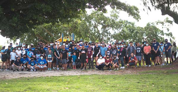 Miss Northern Marianas Earth Maria Lael Terlaje hosted a successful cleanup