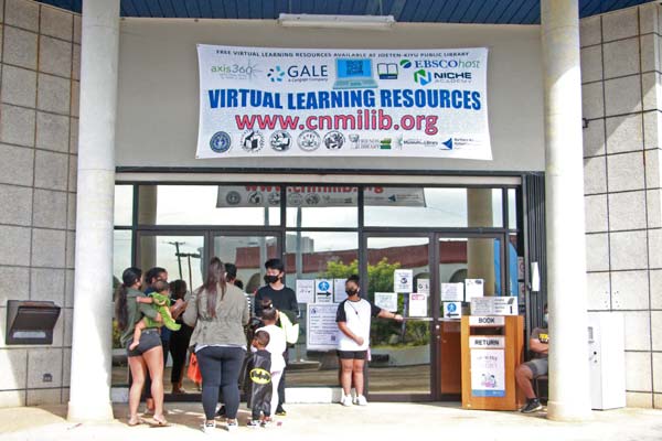 Joeten-Kiyu Public Library hosting the Book-a-Treat last year.