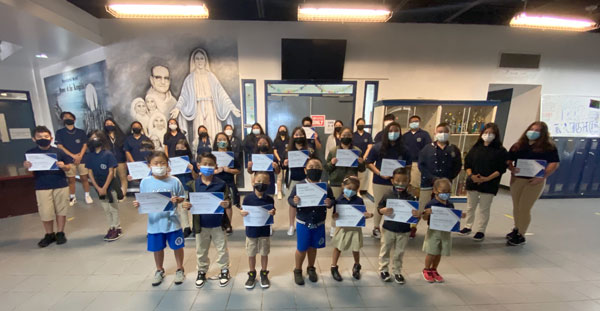 Mount Carmel School’s Knight of the Month for the month of September