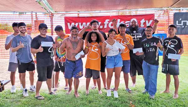 First-ever All-Marianas sling stone competition as part of 2021 Gineptin Ha’anen Taga Festival on Tinian.