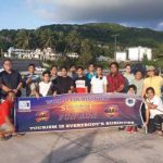 Participants gather for the World Tourism Day Sunset Run Fun