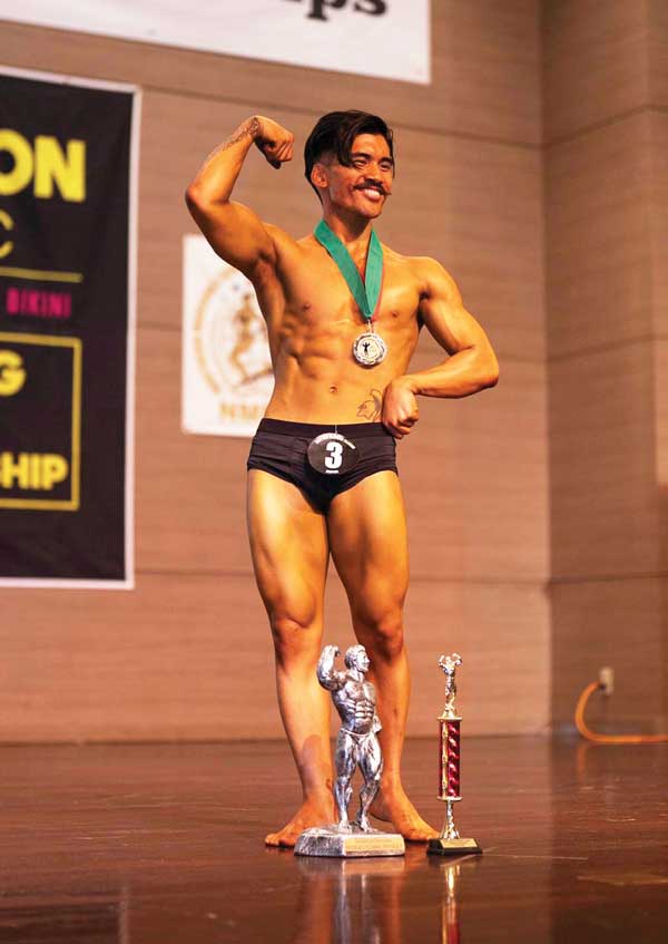 Lorenzo Sanchez won the men’s classic physique category in the 2021 Dee Clayton Classic