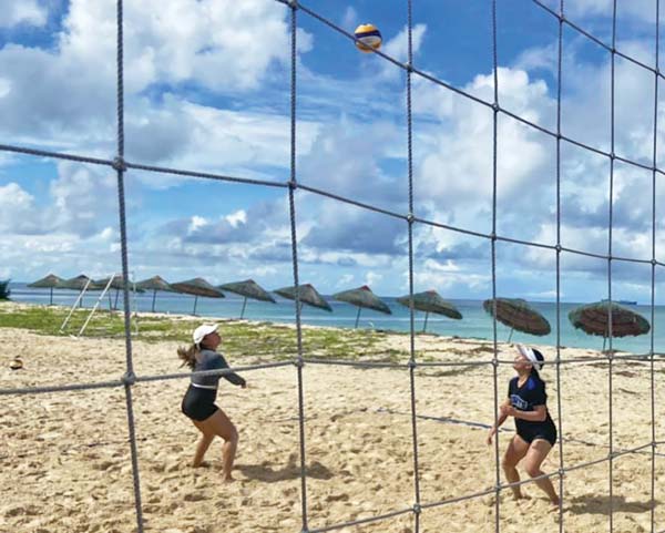 Northern Marianas Islands Volleyball Association’s first tryout for the Mini Games national team last Oct. 23