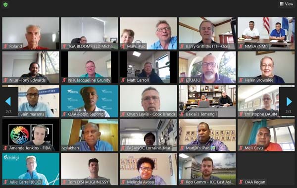 Cirtual 2021 Pacific Games Council General Assembly