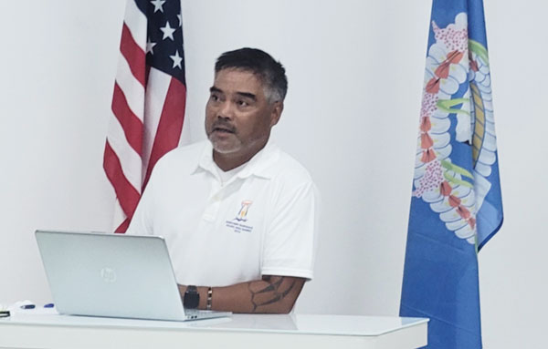 Northern Marianas Pacific Mini Games 2022 Organizing Committee chair Marco Peter 