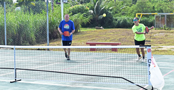 Pickleball Federation of the Northern Mariana Islands president Nelson Krum