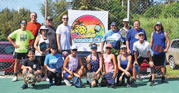 Paradise Pickleball Club co-founder and pickleball ambassador to Saipan Nelson Krum
