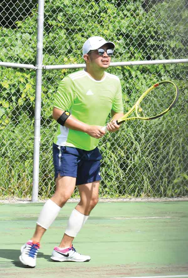 Patrick Vincent Aquino topped the men’s singles 4.0 division