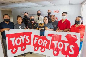 Crowne Plaza is an official 2021 “Toys for Tots” partners this holiday season.