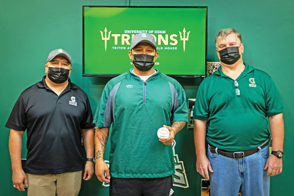 Roke Alcantara Jr., head coach for the Triton Baseball team