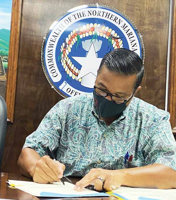 Senate president Jude U. Hofschneider (R-Tinian)