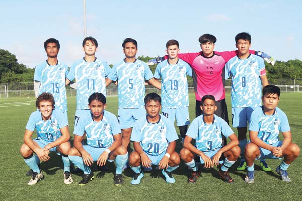 Members of the NMI Boys U18 National Team