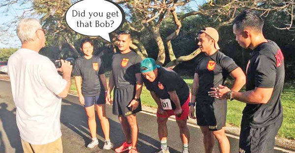 Part for the poster for Northern Marianas Athletics’ Annual Christmas Island Relay